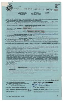 Lot #413 Chuck Berry Document Signed