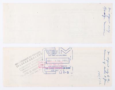 Lot #460 Marilyn Monroe Productions Payroll Book and (2) Checks - Image 4