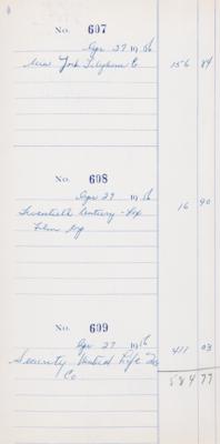 Lot #459 Marilyn Monroe Productions, Inc. Check Register (1956) - Image 2