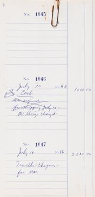 Lot #459 Marilyn Monroe Productions, Inc. Check Register (1956) - Image 8