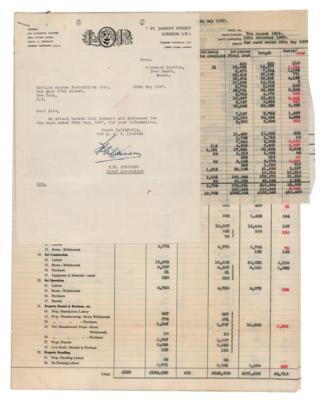 Lot #509 Marilyn Monroe: Prince and the Showgirl Production Documents - Image 1