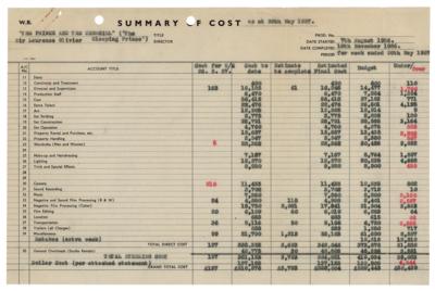 Lot #509 Marilyn Monroe: Prince and the Showgirl Production Documents - Image 3