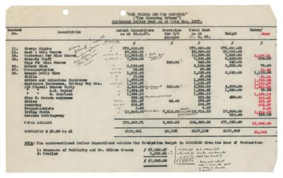Lot #509 Marilyn Monroe: Prince and the Showgirl Production Documents - Image 4