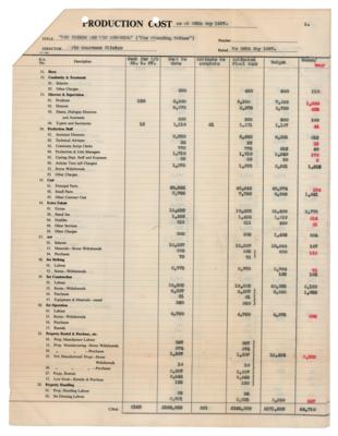 Lot #509 Marilyn Monroe: Prince and the Showgirl Production Documents - Image 5