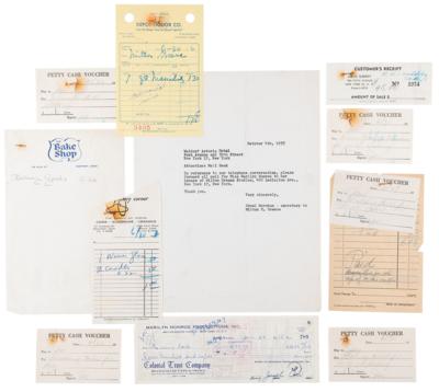 Lot #461 Marilyn Monroe and Arthur Miller Wedding Receipts - Image 1