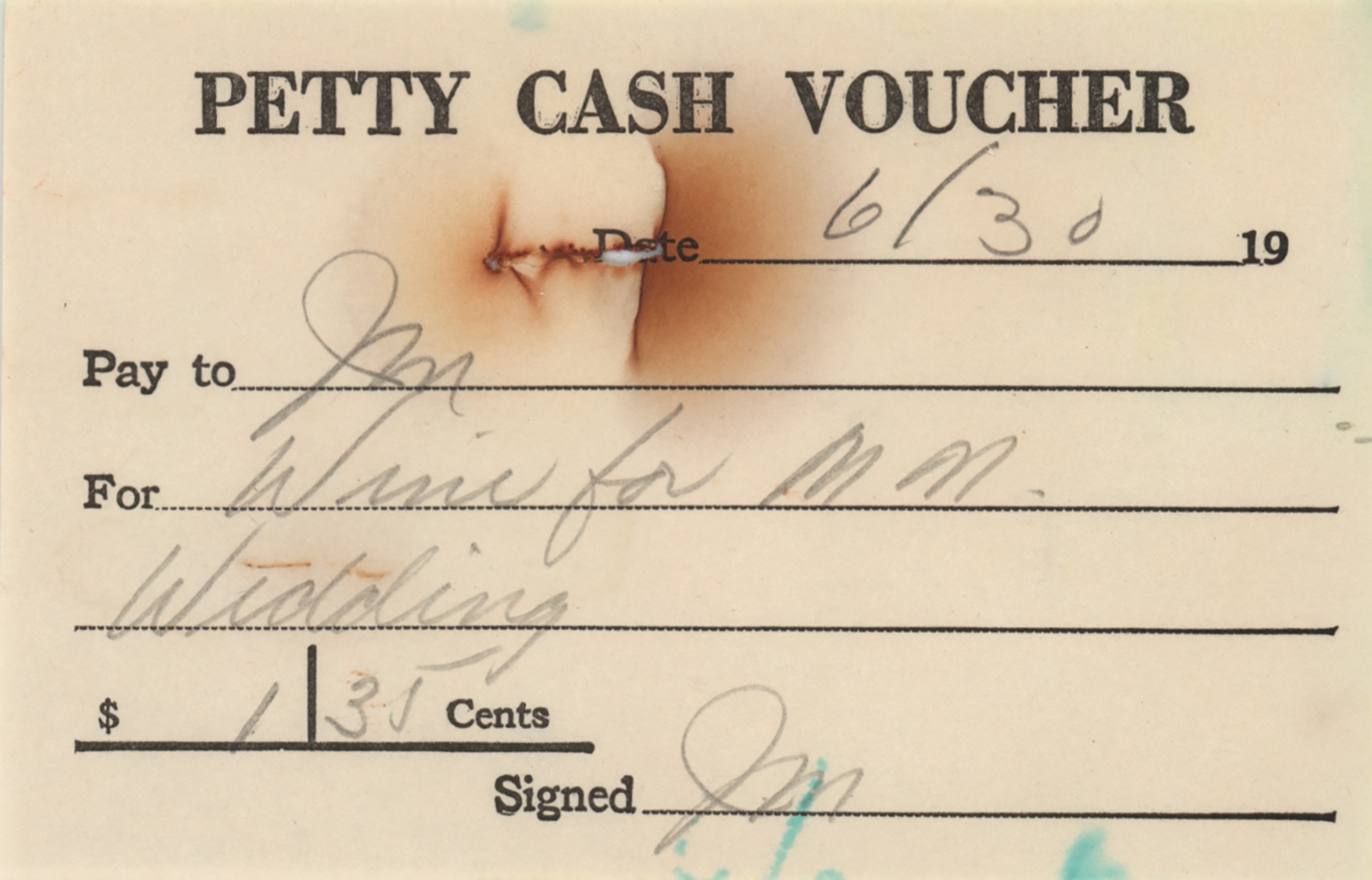 Lot #461 Marilyn Monroe and Arthur Miller Wedding Receipts - Image 8