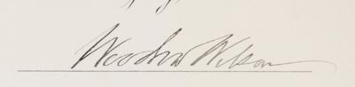 Lot #53 Woodrow Wilson Document Signed as President - Image 2