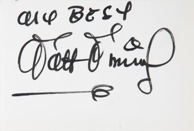 Lot #327 Walt Disney Signature -a delightfully