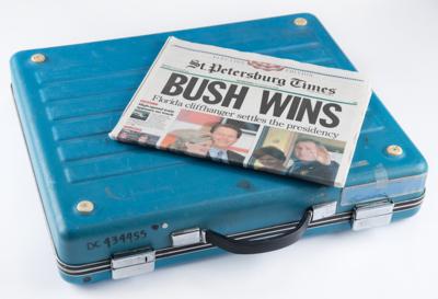 Lot #32 George W. Bush: Florida Voting Machine (2000 Election, Hanging Chad) Voting Machine - Image 2