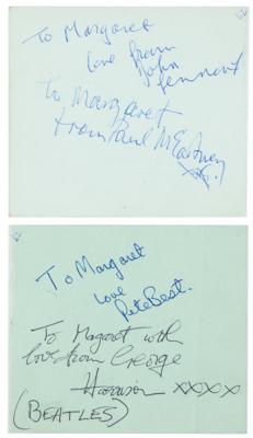 Lot #379 Beatles Signatures with Pete Best - Image 1
