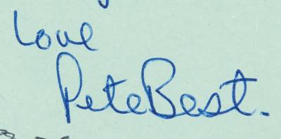 Lot #379 Beatles Signatures with Pete Best - Image 5