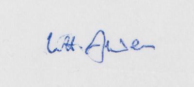 Lot #353 W. H. Auden Signed Souvenir Typescript - 'For the Time Being: A Christmas Oratorio' - Image 2