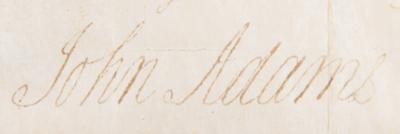 Lot #4 John Adams Document Signed as President for Alexander Murray, One of the US Navy's First Post-Captains - Image 4