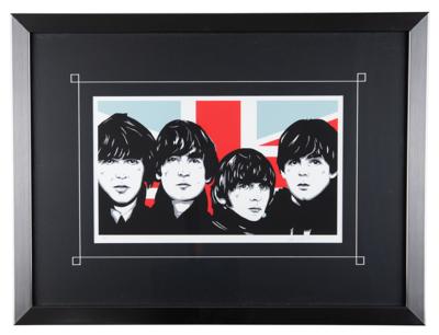 Lot #380 Beatles Limited Edition Serigraph Print by Allison Lefcort - Image 2