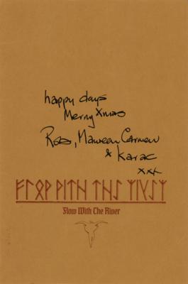 Lot #427 Led Zeppelin: Robert Plant Signed Christmas Card - Image 1