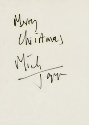 Lot #435 Rolling Stones: Mick Jagger 'Christmas'