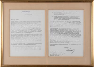 Lot #25 President John F. Kennedy Assembles a Task Force Aimed at Increasing Foreign Investors in U.S. Securities and Businesses - Image 1