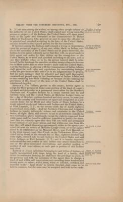 Lot #15 President Andrew Johnson Proclaims a Treaty with the Northern Cheyenne and Northern Arapahoe Tribes - future combatants at the Battle of the Little Bighorn - Image 3
