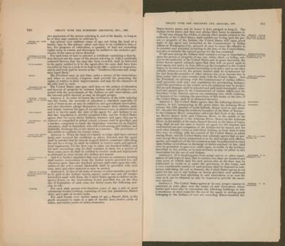 Lot #15 President Andrew Johnson Proclaims a Treaty with the Northern Cheyenne and Northern Arapahoe Tribes - future combatants at the Battle of the Little Bighorn - Image 4