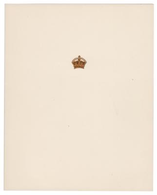 Lot #118 Elizabeth, Queen Mother Signed Christmas Card (1970) - Image 2