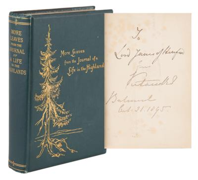 Lot #147 Queen Victoria Signed Book - More Leaves from the Journal of a Life in the Highlands - Image 1