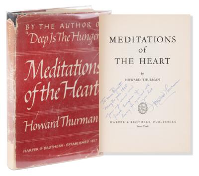 Lot #153 Howard Thurman Signed Book (Mentor to Martin Luther King, Jr.) - Image 1