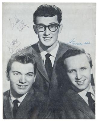 Lot #389 Buddy Holly and the Crickets Signed 1958 UK Tour Program -obtained backstage at the Regal Theatre in Hull, Yorkshire - Image 1