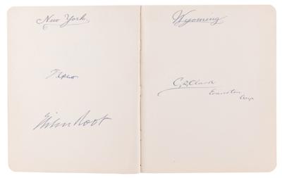 Lot #23 Theodore Roosevelt, William H. Taft, and Congress Signed Autograph Album - Image 3