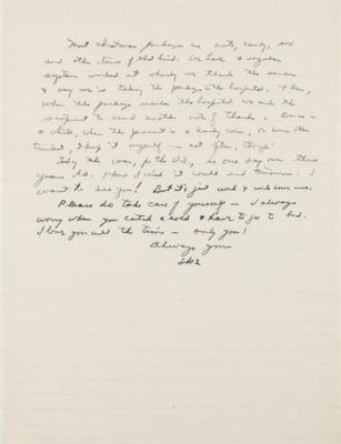 Lot #244 Dwight D. Eisenhower WWII-Dated Autograph Letter Signed to His Wife, Mamie: 