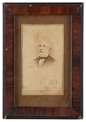 Lot #208 Robert E. Lee Signed Photograph (Signed for Nathan Bedford Forrest) - Image 2