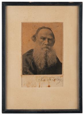 Lot #350 Leo Tolstoy Signed Photograph - Image 2