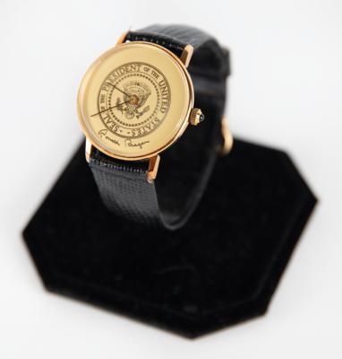 Lot #29 Ronald Reagan Limited Edition Wristwatch for 1980 Campaign Donors - Image 1
