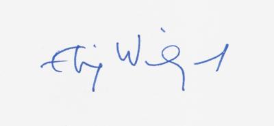 Lot #164 Elie Wiesel Signed Book - The Fifth Son - Image 2