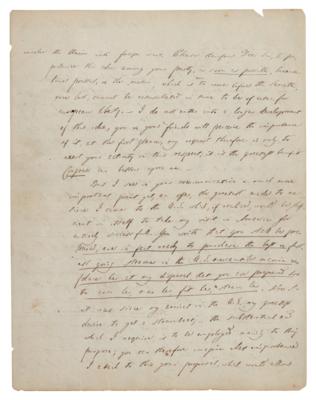 Lot #62 Lajos Kossuth Letter Signed on American Aid for Hungarian Independence - Image 4