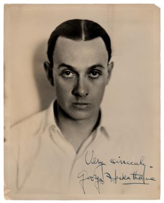 Lot #487 Gone With the Wind: George Hackathorne Signed Photograph - Image 1