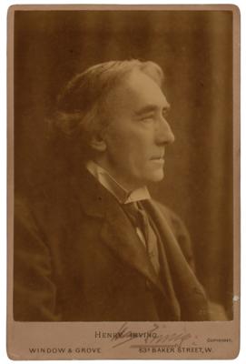 Lot #496 Henry Irving Signed Photograph - Image 1