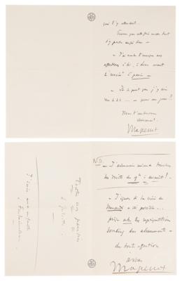 Lot #370 Jules Massenet Archive of (19) Autograph Letters - Image 7