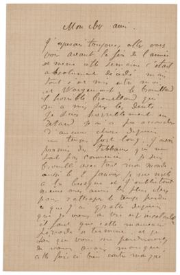 Lot #309 Pierre-Auguste Renoir Autograph Letter Signed - Image 1