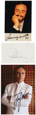Lot #403 Three Tenors (3) Signed Items - Image 1