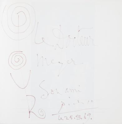 Lot #306 Pablo Picasso Signed Book - '347 Gravures' - Image 2