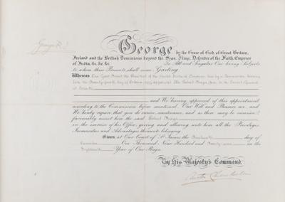 Lot #134 King George V Document Signed - Image 1