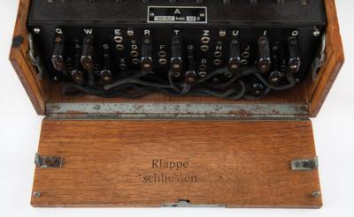 Lot #247 Enigma I Cipher Machine (World War II-era, Fully Operational): Fully functioning 1943 Enigma I cipher machine used by the German military in WWII - Image 12
