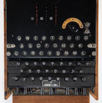 Lot #247 Enigma I Cipher Machine (World War II-era, Fully Operational): Fully functioning 1943 Enigma I cipher machine used by the German military in WWII - Image 15