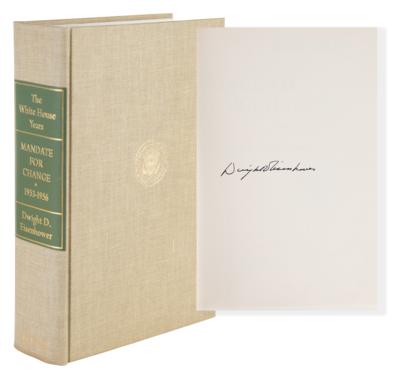 Lot #246 Dwight D. Eisenhower Signed Book - Mandate for Change - Image 1
