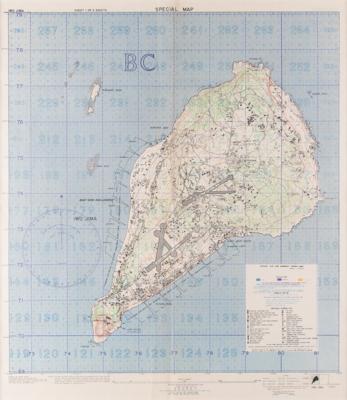 Lot #253 Iwo Jima (2) Secret ?Situation? and ?Special Air and Gunnery Target