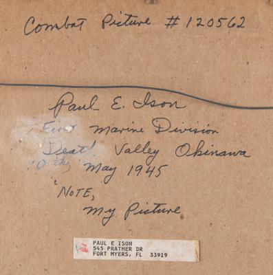 Lot #251 Paul E. Ison Okinawa 'Death Valley' Signed Photograph - Image 4