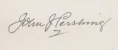 Lot #211 John J. Pershing Signed Book - My Experience in the World War - Image 2