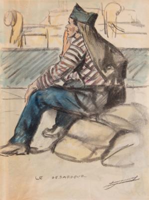 Lot #210 Lucien Jonas (8) Original WWI Drawings in Limited Edition Book Set - Image 6