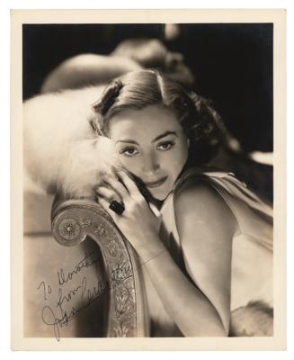 Lot #476 Joan Crawford Signed Photograph by George