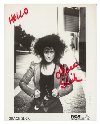 Lot #423 Jefferson Airplane: Grace Slick Signed